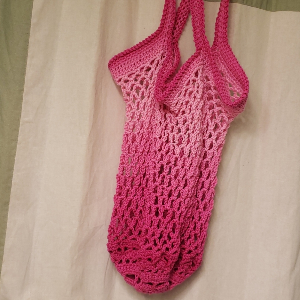 Pink Ombre Sak - Picture 2 of 4